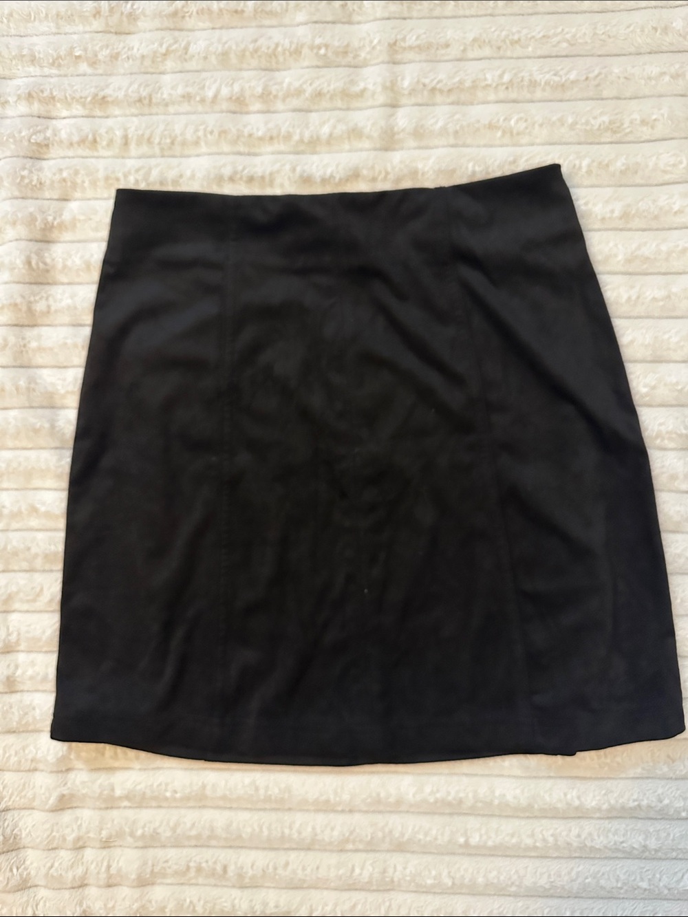 Sleek Black Mini Skirt